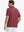 Back view from waist up showing the fit of WINE 4 Way Stretch Jacquard Polo on model