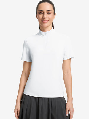 Women's Breathable 1/4 Zip Pullover Golf Shirts