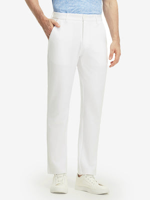 Pantalones de punto casual de negocios agradables para la piel