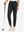 Women's Ultra-stretch Quick Dry Sweatpants with Ankle Zips in black, 3D product view
