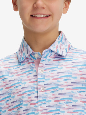 Polos elásticos ligeros con estampado juvenil