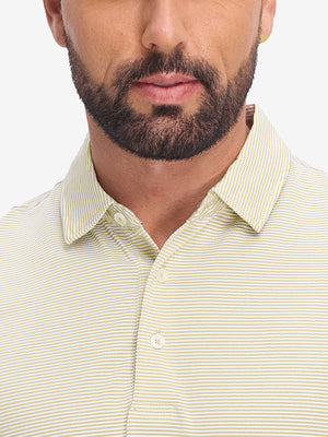 Polos de golf a rayas, cómodos y transpirables