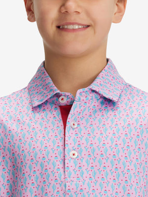 Polos elásticos ligeros con estampado juvenil