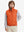 Model wearing boys full-zip fleece-lined puffer vest, hand in side pocket, relaxed fit in orange