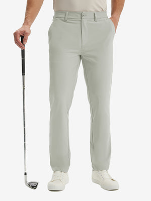 Water Repellent Classic Fit Flat Front Golf Dress Pants