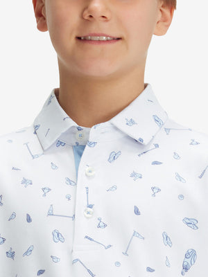 Polos elásticos ligeros con estampado juvenil