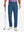 Water-resistant golf stretch nylon pants in blue indigo, front lower-body view showing clean athletic fit.