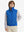 Model wearing boys full-zip fleece-lined puffer vest, hand in side pocket, relaxed fit in klein blue