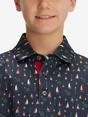 Polos elásticos ligeros con estampado juvenil