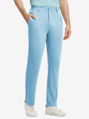 Pantalones de punto casual de negocios agradables para la piel