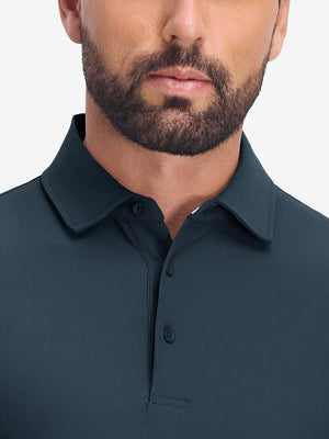 Polos de golf con cuello y textura de gofre Dry Fit