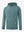 3D front view of the Athletic Golf Hoodie in Aqua Heather, designed for comfort and performance.