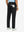 Back view of black quick dry casual dress pants, golf glove tucked in rear pocket for sporty touch.