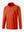 Youth Winter Micro-fleece Quarter Zip Pullover in orange, 3D view showing quarter zip design