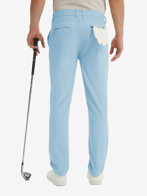 Water Repellent Classic Fit Flat Front Golf Dress Pants