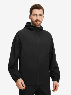 Waterproof Lightweight Rain Jacket with Hood