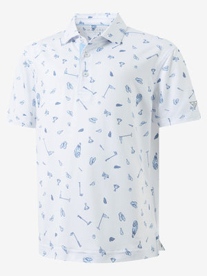 Polos elásticos ligeros con estampado juvenil