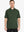 Half-body front pose with golf club in OLIVE GREEN Ventilated Pique Performance Polo