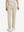 Boys Stretch Fleece Lined Casual Golf Pants in light khaki, back lower body view showing fit
