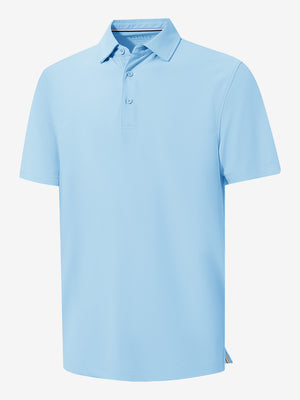 Polos de golf con cuello y textura de gofre Dry Fit