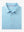 3D rendering highlighting Sky Blue White Yarn Dyed Stripe Polo’s striped texture