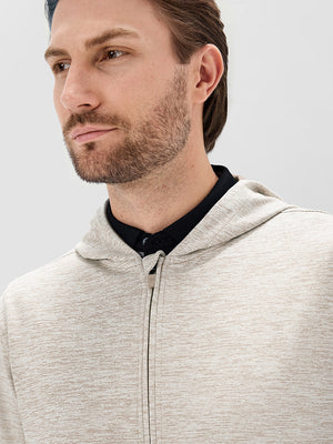 Texture Fleece Lined Golf Hooded Jacket