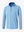 3D rendering of the Pinstripe Quarter Zip Pullover showcasing structure and design – LIGHT BLUE MELANGE