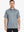 Front half-body view of male model in the Light Grey Everyday Classic Solid Polo, standing still