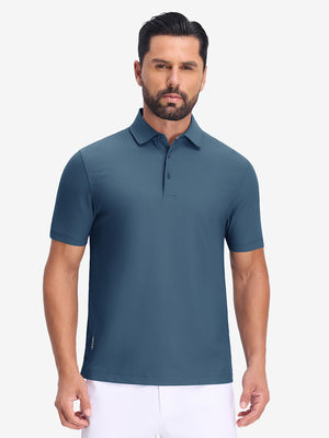 Polos de golf con cuello y textura de gofre Dry Fit