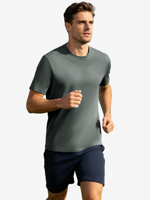 Men's Short Sleeve Slim Fit Roma Knit T-shirt