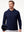 Vertical Stripes Ribbed Knit Hoodies Sweatshirt
