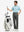 Pantalones de punto casual de negocios agradables para la piel