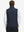 Back view of model wearing Lightweight Water Resistant Puffer Vest in navy