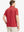 Back half-body view of model wearing RED STRIPE Stylish Performance Golf Polo