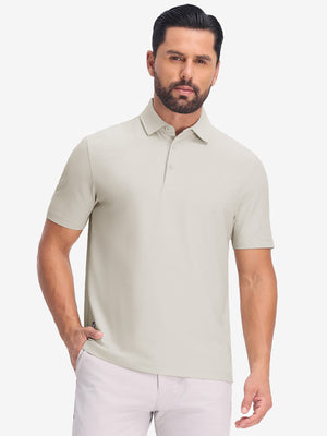 Polos de golf con cuello y textura de gofre Dry Fit