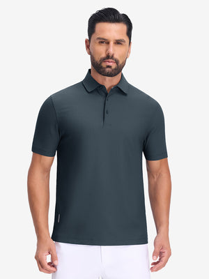 Polos de golf con cuello y textura de gofre Dry Fit