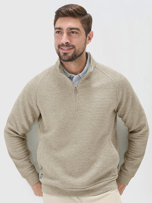 Textured Heather Cozy Quarter Zip