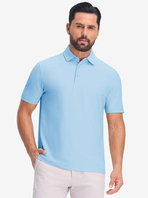 Polos de golf con cuello y textura de gofre Dry Fit