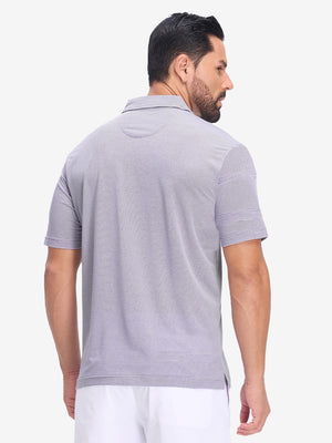 Polos de golf a rayas, cómodos y transpirables