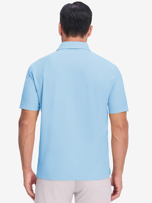 Polos de golf con cuello y textura de gofre Dry Fit