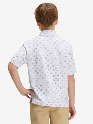 Polos elásticos ligeros con estampado juvenil