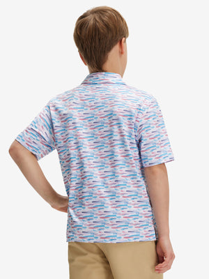 Polos elásticos ligeros con estampado juvenil