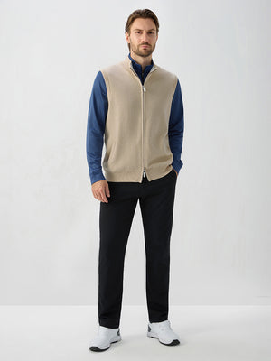Luxury Wool Blend Warm Full Zip Vests
