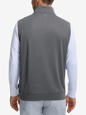 Lightweight Sleeveless Quarter Zip Golf Vest