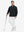 Lightweight casual fleece jacket with 5 pockets, black, full body golf scenes with clubs and bag