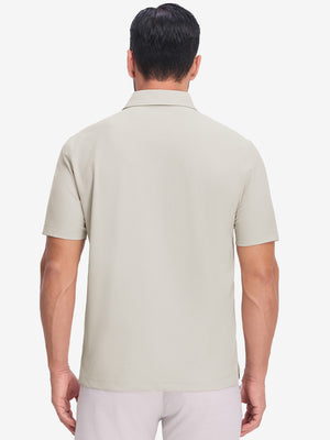 Polos de golf con cuello y textura de gofre Dry Fit