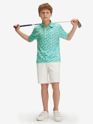 Polos elásticos ligeros con estampado juvenil