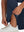 Ankle zip detail of Lightweight Ankle-Zip Sweatpants with 4 Pockets in navy
