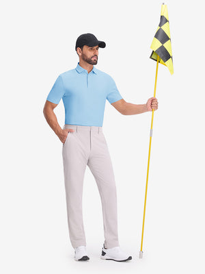 Polos de golf con cuello y textura de gofre Dry Fit