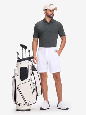 Polos de golf a rayas, cómodos y transpirables